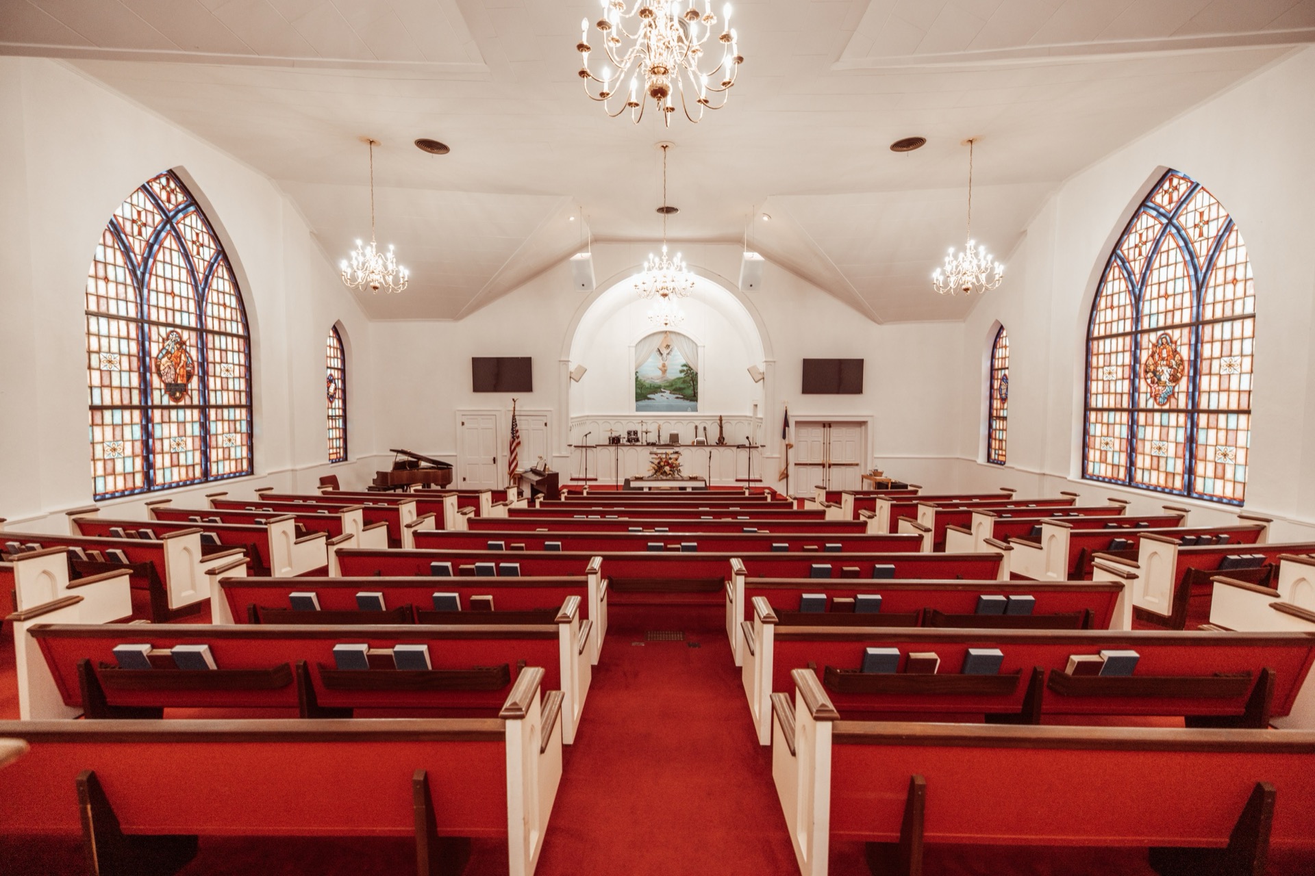 Historic church sanctuary