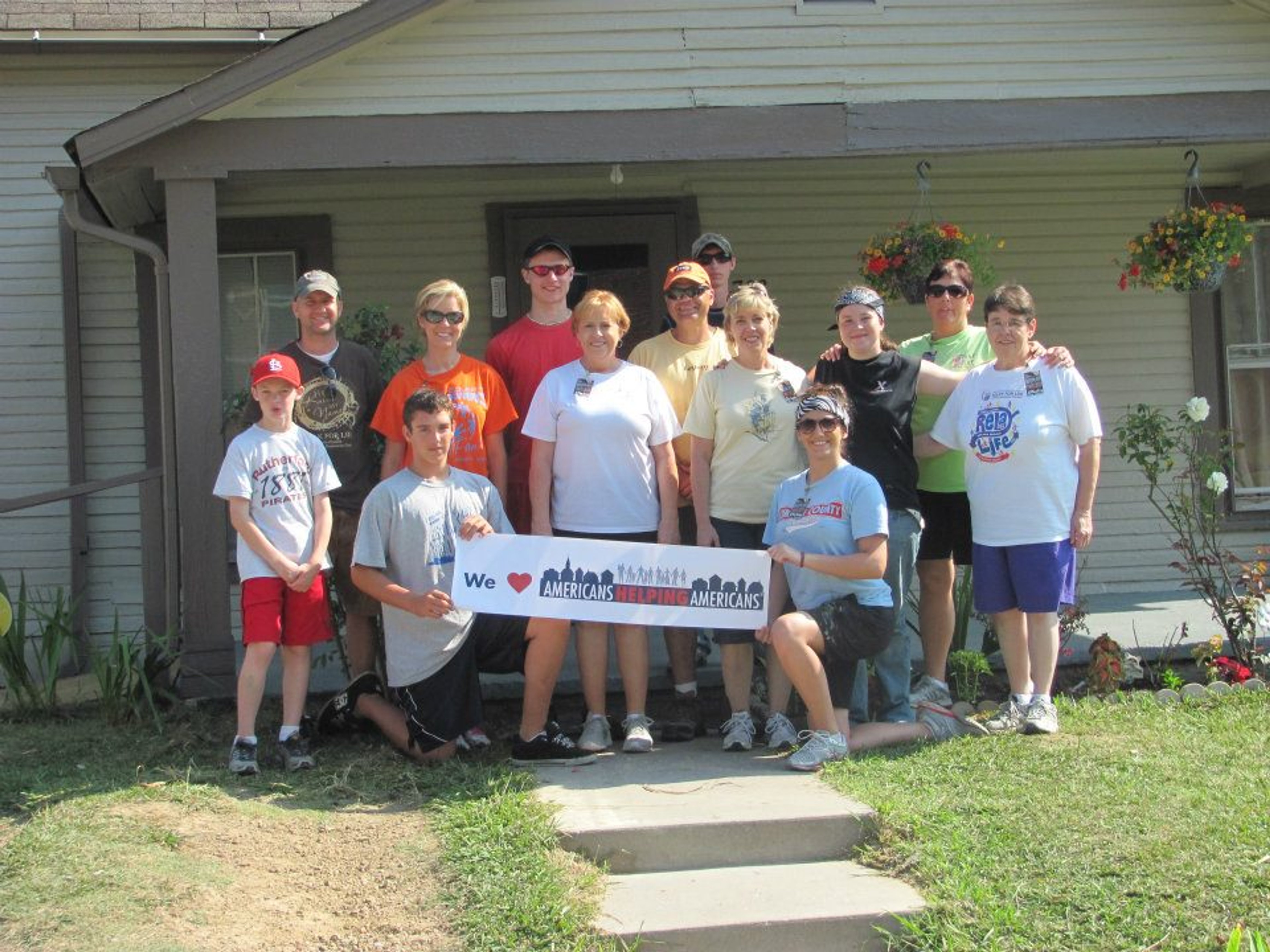 Youth serving in community outreach