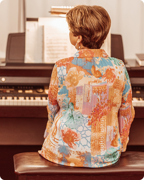 Woman Playing Piano