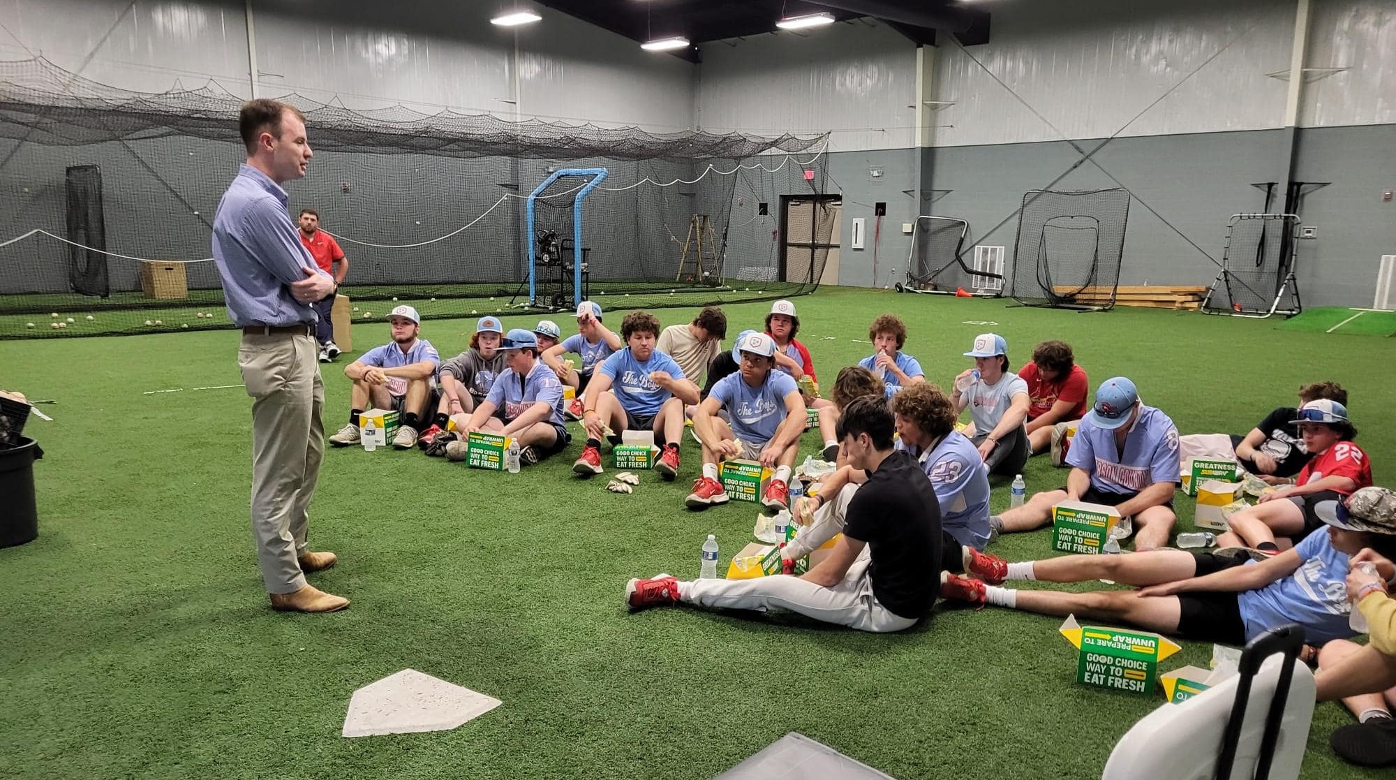 Youth bible study and indoor sports activities